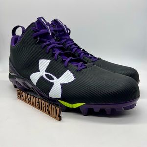 Under Armor Spine Fierce Mid MC Football Cleats
